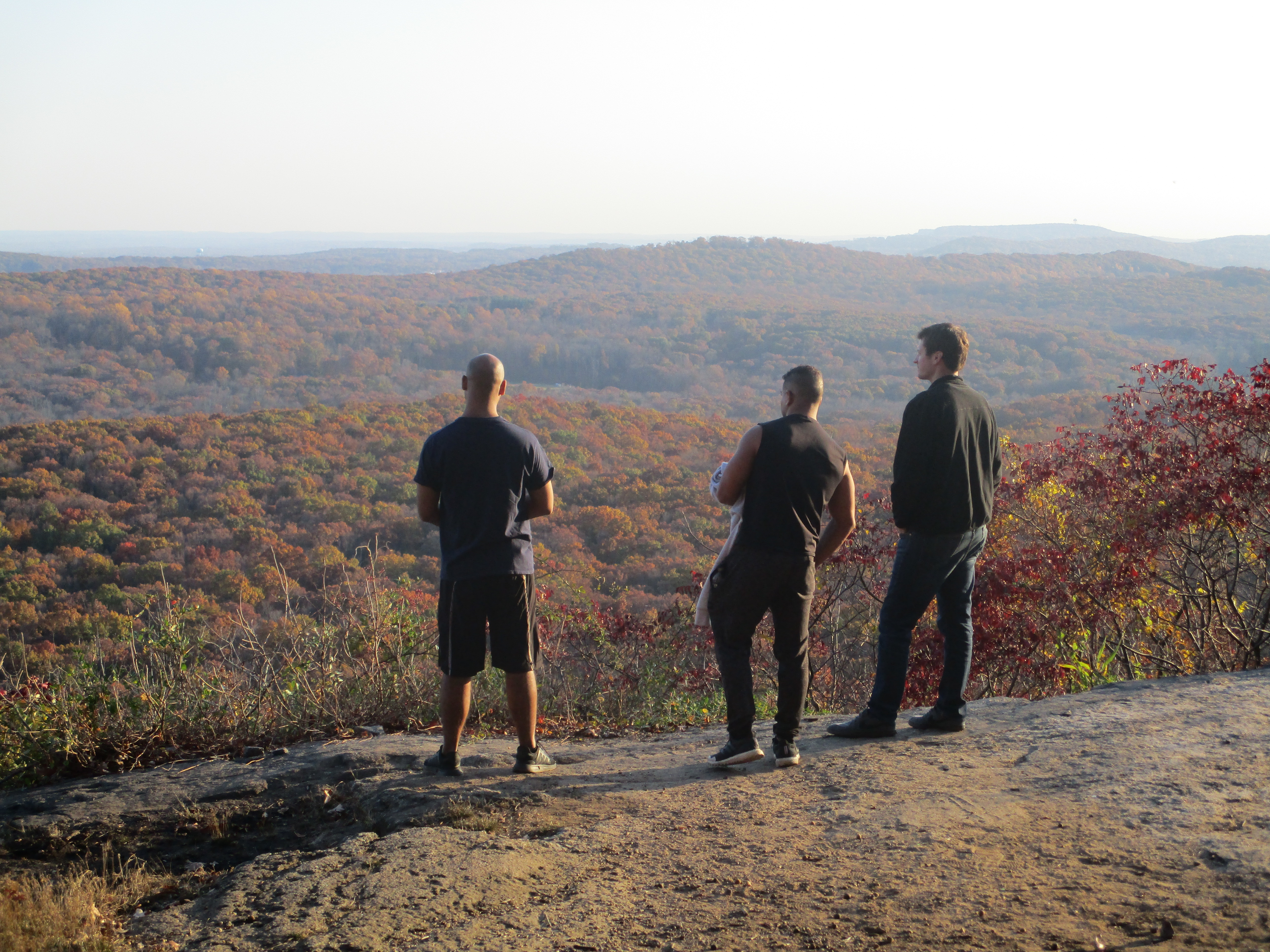 Hikers at the Hawk Watch - Photo by Daniel Chazin