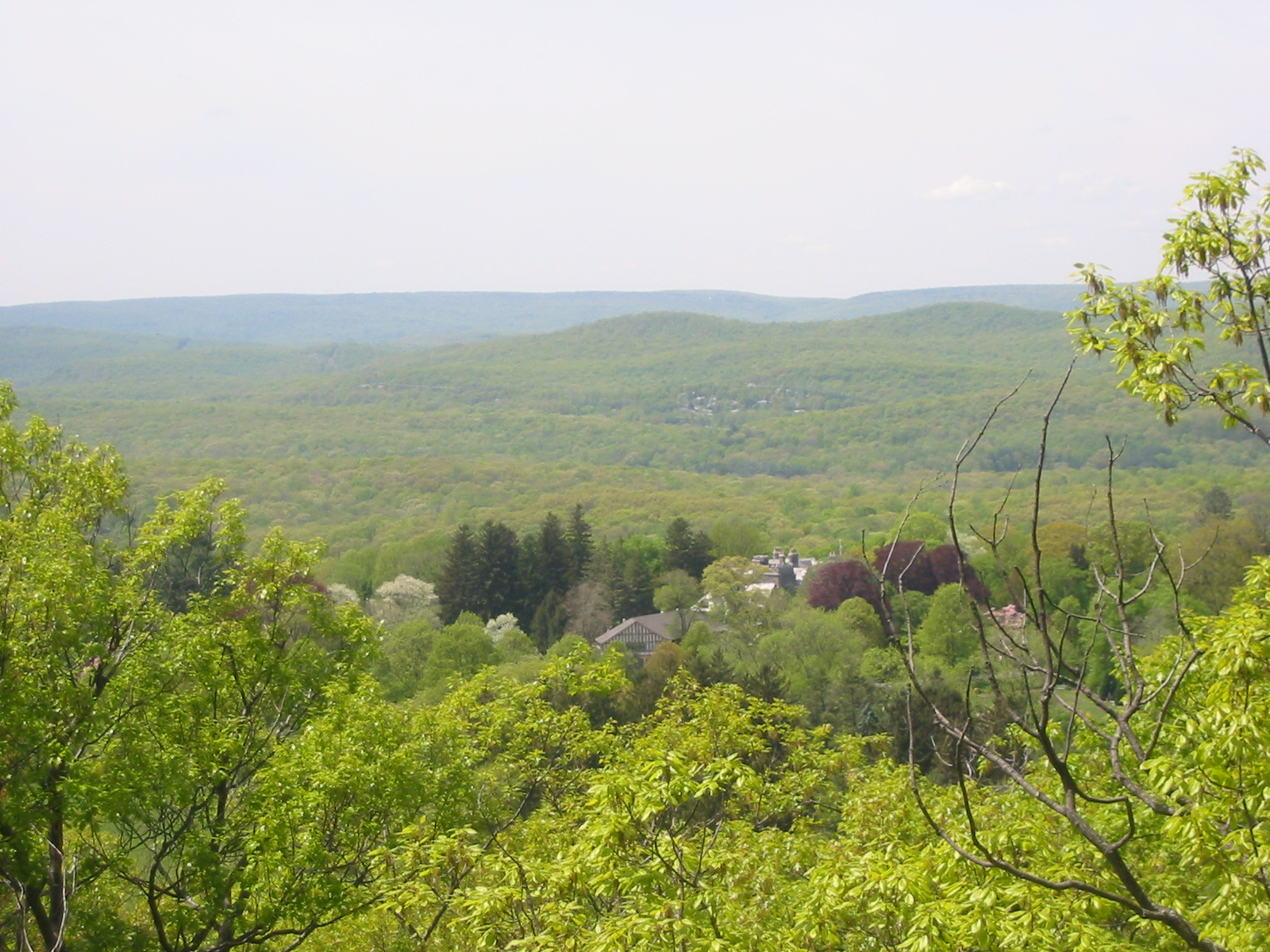 West-facing view from the Ringwood-Ramapo Trail - Photo by Daniel Chazin