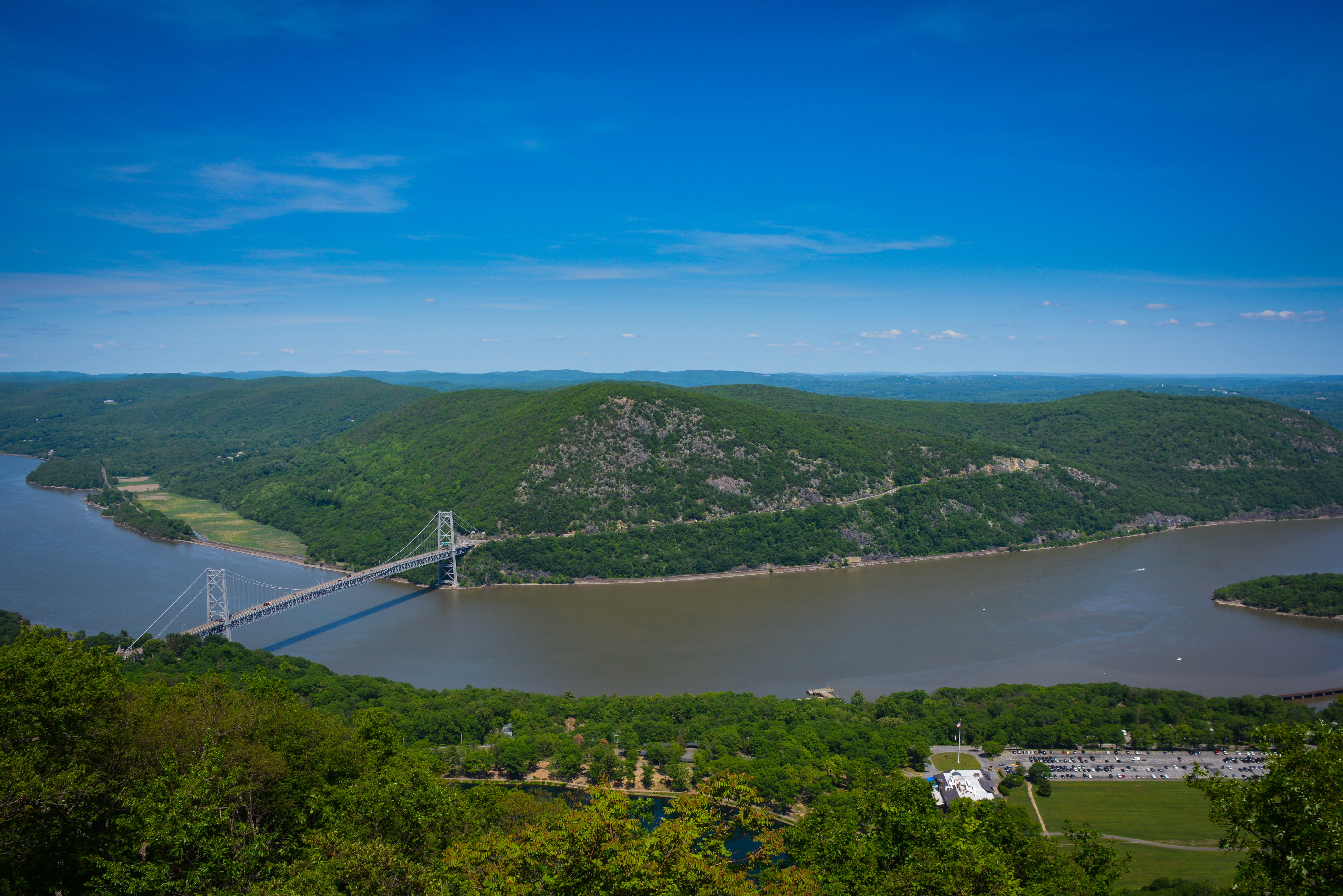 Hudson River from Bear Mountain - Photo credit: Josh Howard Hudson River from Bear Mountain - Harriman-Bear Mountain State Parks - Photo credit: Josh Howard