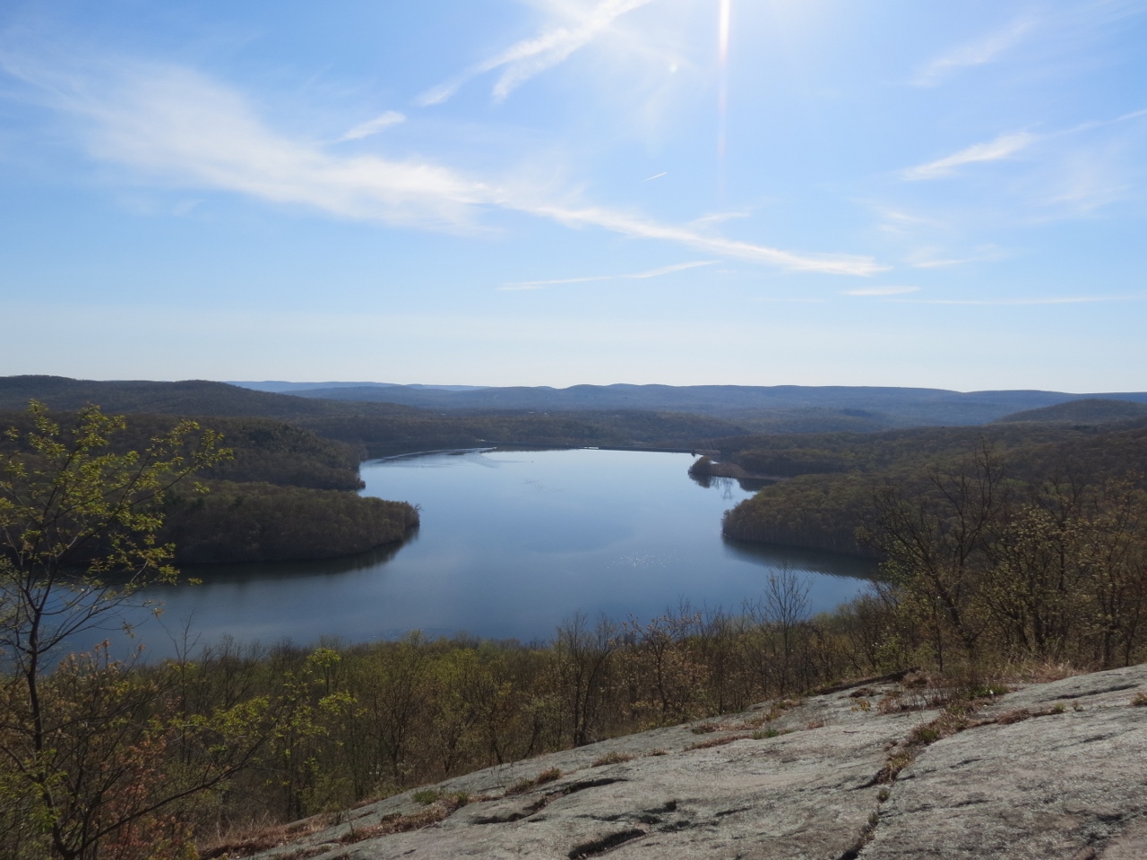 View of Monksville Reservoir from Horse Pond Mountain - Photo credit: Daniela Wagstaff