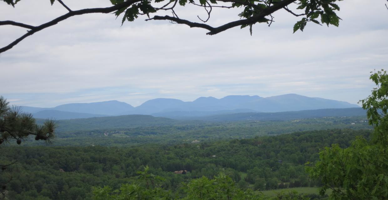 View of the Catskills from the Old Minnewaska Trail - Photo by Daniel Chazin