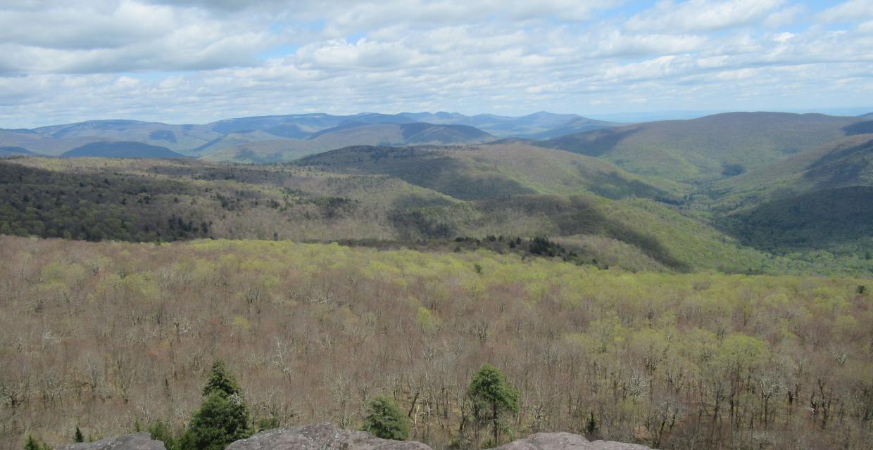 East-facing view from Giant Ledge - Photo by Daniel Chazin