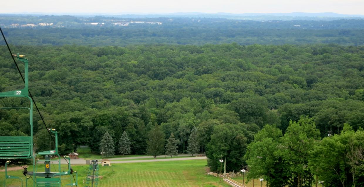 Panoramic View from the top of the ski slope - Photo credit: Daniel Chazin