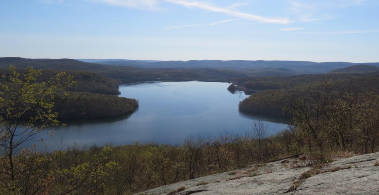 View of Monksville Reservoir from Horse Pond Mountain - Photo credit: Daniela Wagstaff