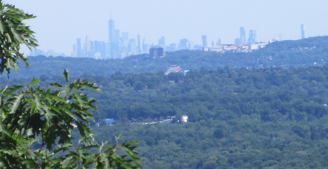 New York City skyline from Pequannock Knob - Photo by Daniel Chazin
