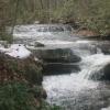 A cascade along the Jenny Lane Trail in Minnewaska. Photo by Daniel Chazin.