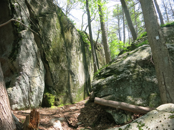 Nurian Trail as it passes through the Valley of Boulders. Photo by Daniel Chazin. Nurian Trail as it passes through the Valley of Boulders. Photo by Daniel Chazin.